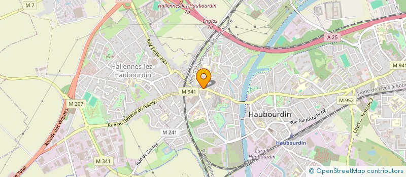 localisation de l'entreprise MONSIEUR TOM MUSELET  HAUBOURDIN