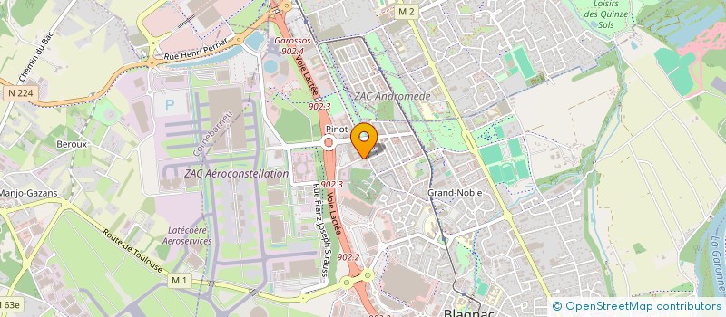 localisation de l'entreprise MONSIEUR TOM NAIS  CORNEBARRIEU