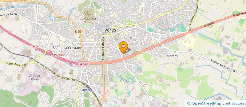 localisation de l'entreprise MONSIEUR TOM NARCY  HYERES