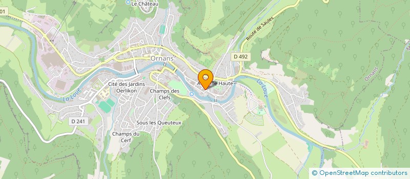 localisation de l'entreprise MONSIEUR TOM NOEL  ORNANS