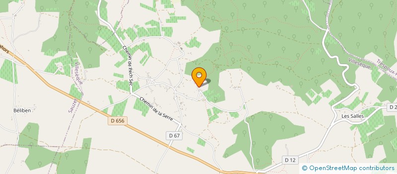 localisation de l'entreprise MONSIEUR TOM NOUYRIT  VILLESEQUE