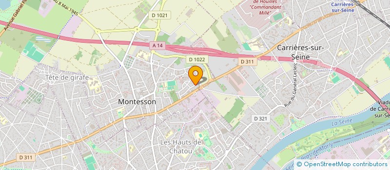 localisation de l'entreprise MONSIEUR TOM NYATEPE-COO  MONTESSON