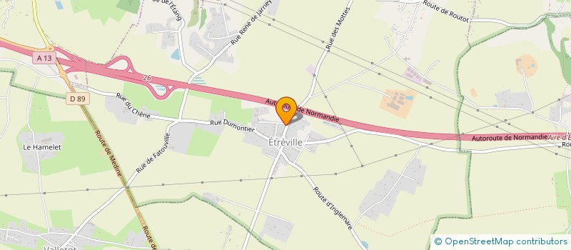 localisation de l'entreprise MONSIEUR TOM OUINE  ETREVILLE