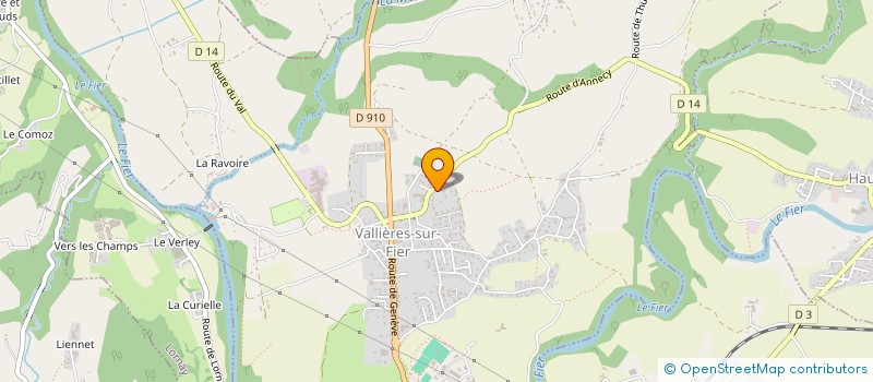 localisation de l'entreprise MONSIEUR TOM PAILLARD  VALLIERES-SUR-FIER