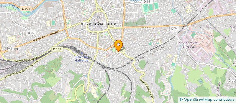 localisation de l'entreprise MONSIEUR TOM PAPOUNAUD  BRIVE-LA-GAILLARDE