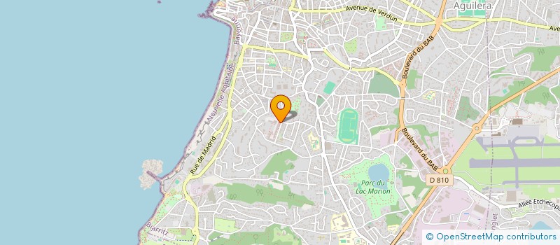 localisation de l'entreprise MONSIEUR TOM PAREZ à BIARRITZ