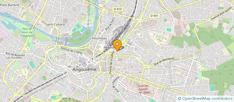 localisation de l'entreprise MONSIEUR TOM PAUTIER  ANGOULEME