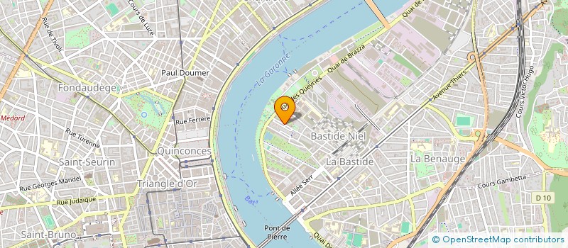 localisation de l'entreprise MONSIEUR TOM PELLEGRIN  BORDEAUX