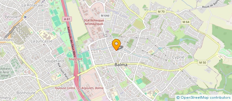 localisation de l'entreprise MONSIEUR TOM PELLETAN à BALMA