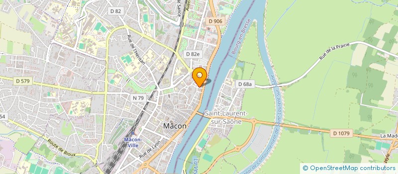 localisation de l'entreprise MONSIEUR TOM PICHON à MACON