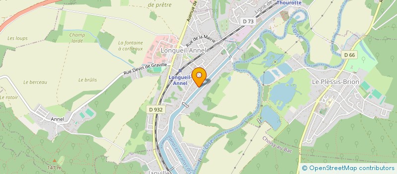 localisation de l'entreprise MONSIEUR TOM PIGUET  LONGUEIL-ANNEL