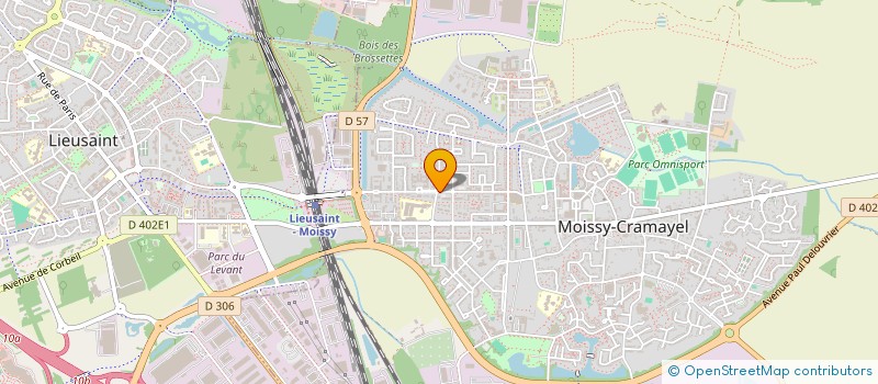 localisation de l'entreprise MONSIEUR TOM PINEAU  MOISSY-CRAMAYEL