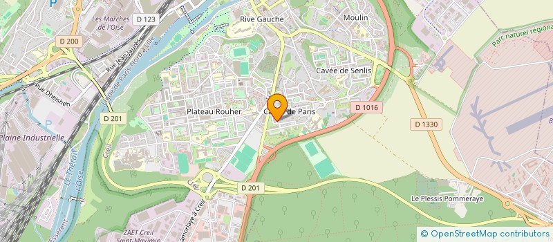 localisation de l'entreprise MONSIEUR TOM PODOLAK  CREIL