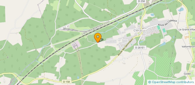 localisation de l'entreprise MONSIEUR TOM POINEAU  CLERAC