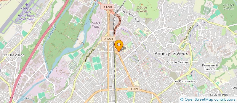 localisation de l'entreprise MONSIEUR TOM QUEMION à ANNECY