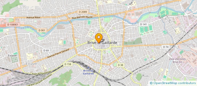 localisation de l'entreprise MONSIEUR TOM RAFFY  BRIVE-LA-GAILLARDE