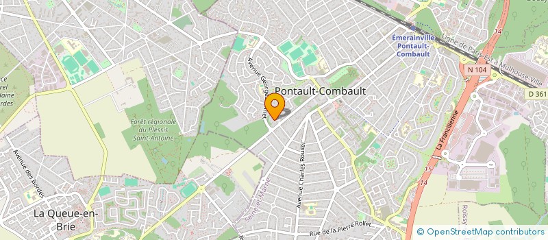 localisation de l'entreprise MONSIEUR TOM RAHMOUN à PONTAULT-COMBAULT