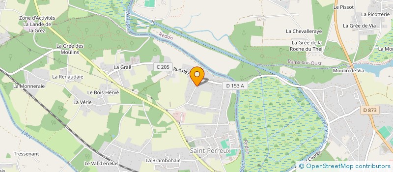 localisation de l'entreprise MONSIEUR TOM RAMBEAUX  SAINT-PERREUX