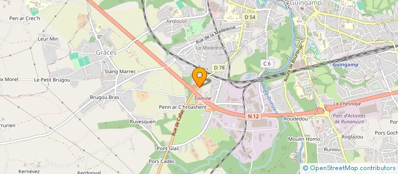 localisation de l'entreprise MONSIEUR TOM RANDEL  GRACES