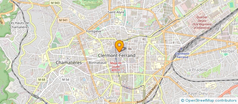 localisation de l'entreprise MONSIEUR TOM RAYNAL  CLERMONT-FERRAND