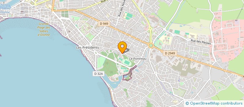 localisation de l'entreprise MONSIEUR TOM RENE à LES SABLES-D'OLONNE