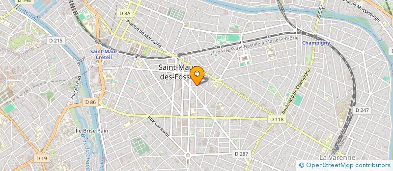 localisation de l'entreprise MONSIEUR TOM REYGONDEAU à SAINT-MAUR-DES-FOSSES