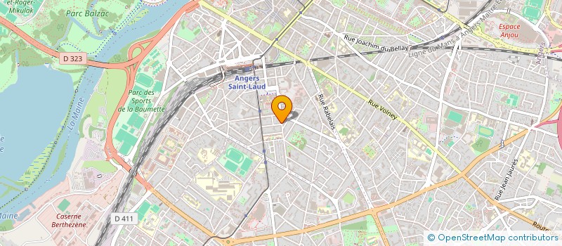 localisation de l'entreprise MONSIEUR TOM ROCHER à ANGERS