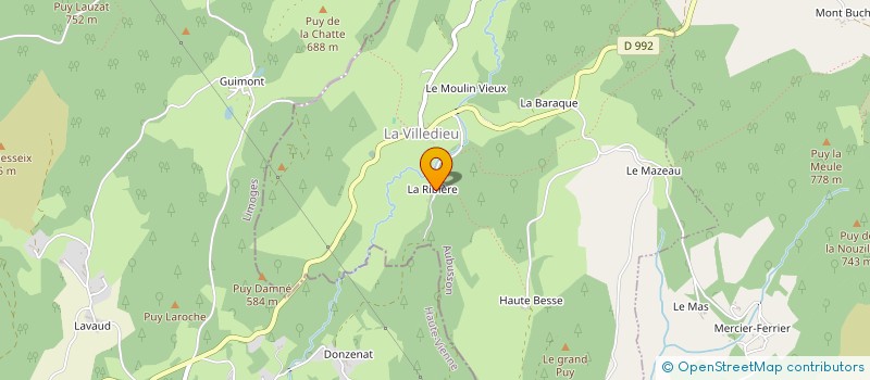 localisation de l'entreprise MONSIEUR TOM ROMANET à LA VILLEDIEU