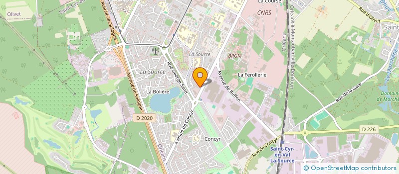 localisation de l'entreprise MONSIEUR TOM SAINSOILIER  ORLEANS