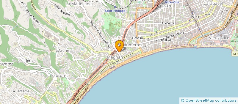 localisation de l'entreprise MONSIEUR TOM SALOU à NICE