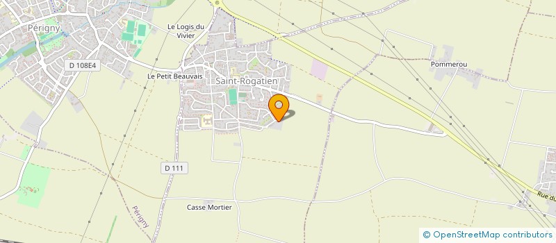 localisation de l'entreprise MONSIEUR TOM SAUVION  SAINT-ROGATIEN