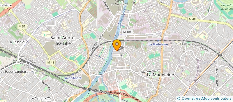 localisation de l'entreprise MONSIEUR TOM SCHELFOUT à LA MADELEINE