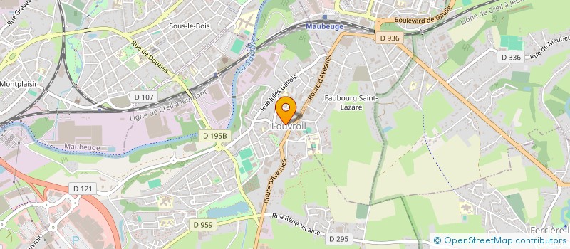 localisation de l'entreprise MONSIEUR TOM SCHOUTEN  LOUVROIL