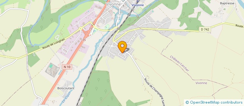 localisation de l'entreprise MONSIEUR TOM SCHWEITZER  VIVONNE