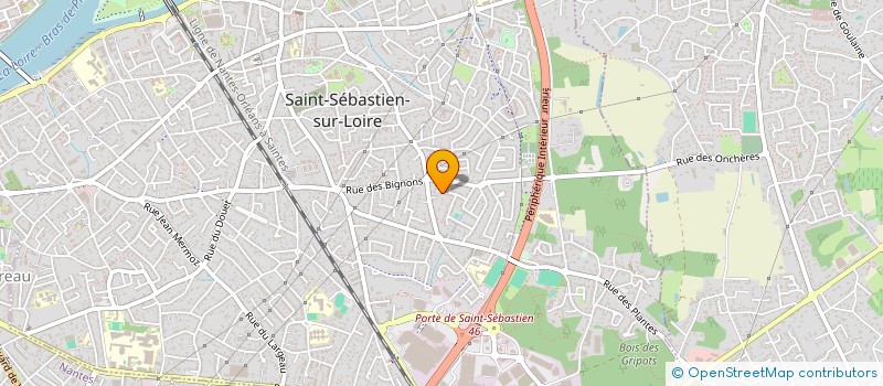 localisation de l'entreprise MONSIEUR TOM SENTUC  SAINT-SEBASTIEN-SUR-LOIRE