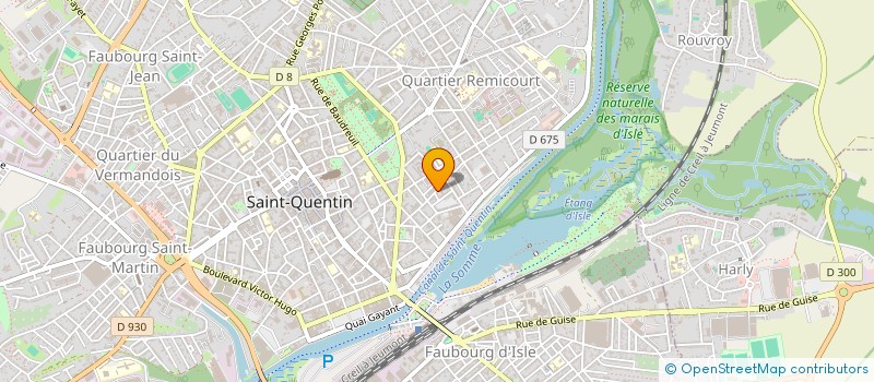 localisation de l'entreprise MONSIEUR TOM SOULET  SAINT-QUENTIN