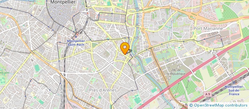 localisation de l'entreprise MONSIEUR TOM SUC  MONTPELLIER