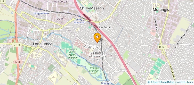 localisation de l'entreprise MONSIEUR TOM TAILLIEZ  CHILLY-MAZARIN