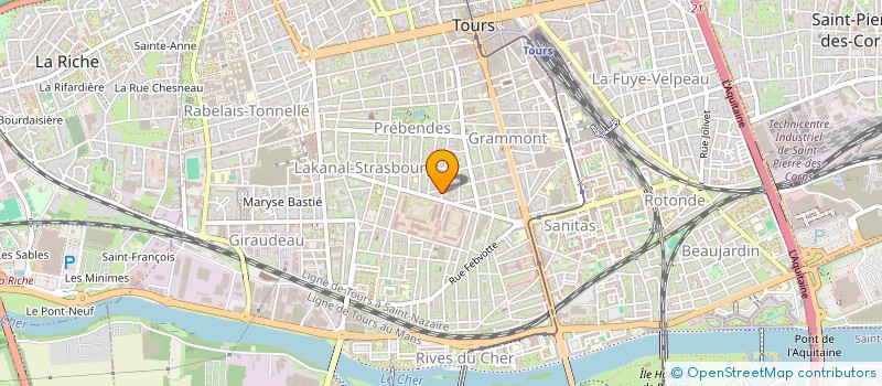 localisation de l'entreprise MONSIEUR TOM TARDY  TOURS