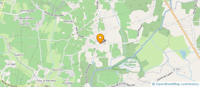 localisation de l'entreprise MONSIEUR TOM TEMPELAERE  SAINT-CIERS-DE-CANESSE