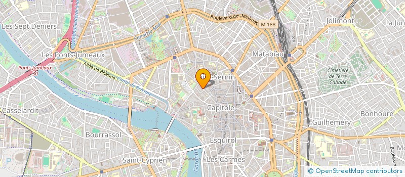 localisation de l'entreprise MONSIEUR TOM TESSON à TOULOUSE