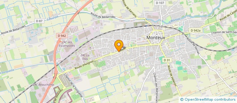 localisation de l'entreprise MONSIEUR TOM TESTON  MONTEUX