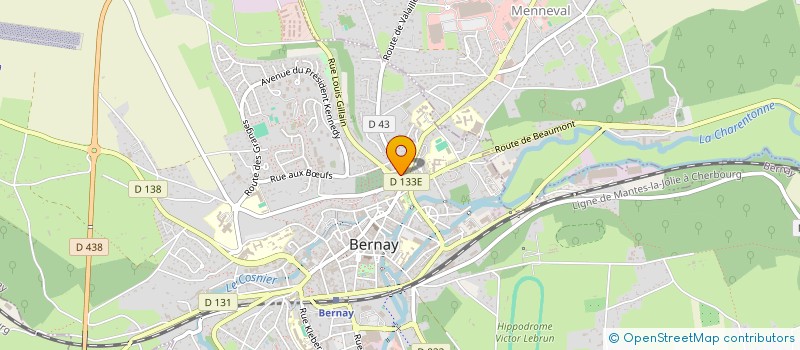localisation de l'entreprise MONSIEUR TOM TESTU à BERNAY