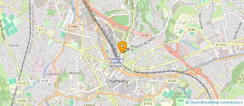 localisation de l'entreprise MONSIEUR TOM TIMAR  CHAMBERY