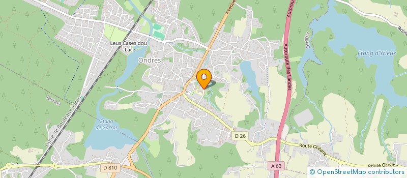 localisation de l'entreprise MONSIEUR TOM TOKAREK  ONDRES