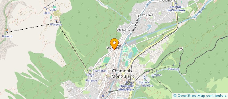 localisation de l'entreprise MONSIEUR TOM TRAMOY  CHAMONIX-MONT-BLANC
