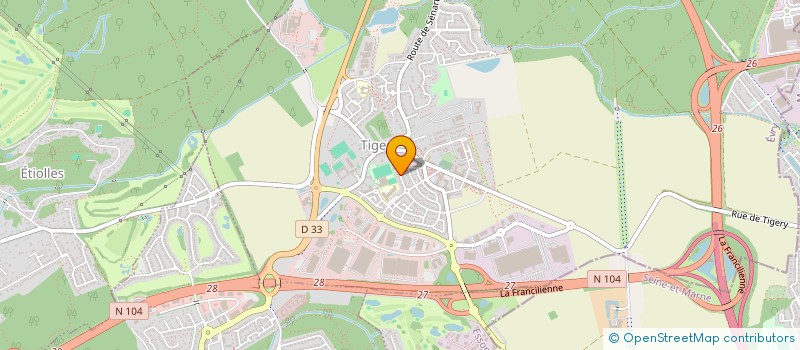 localisation de l'entreprise MONSIEUR TOM TRINET  TIGERY