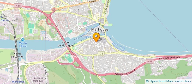 localisation de l'entreprise MONSIEUR TOM VALLETTI  MARTIGUES