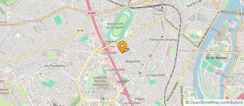 localisation de l'entreprise MONSIEUR TOM VAN DEN BOGART  TOULOUSE