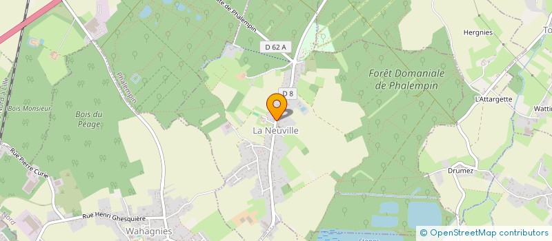 localisation de l'entreprise MONSIEUR TOM VANDENBERGHE  LA NEUVILLE